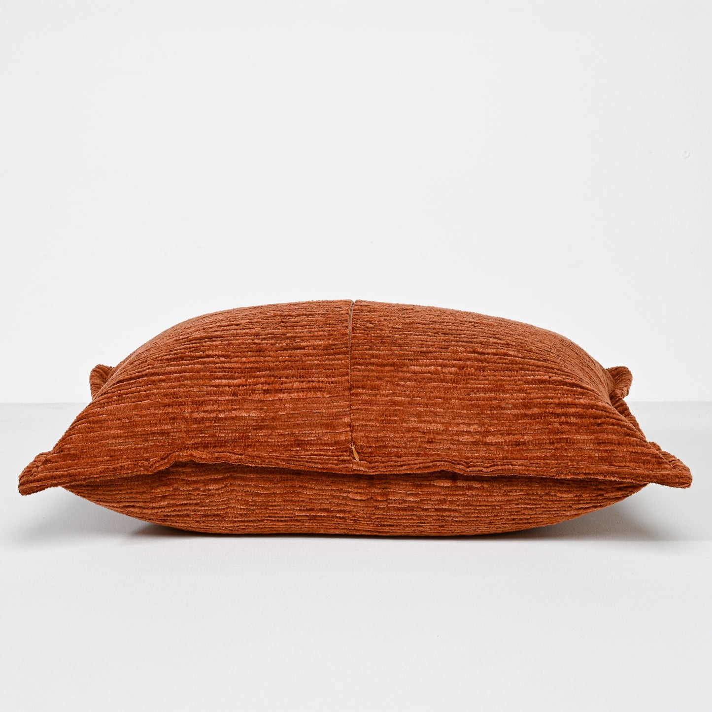 RUST TEXTURED CUT VELVET